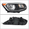 Headlight Assembly Replacement For Kia Soul 2014-2019 Headlights Halogen Set Passenger Side Rh