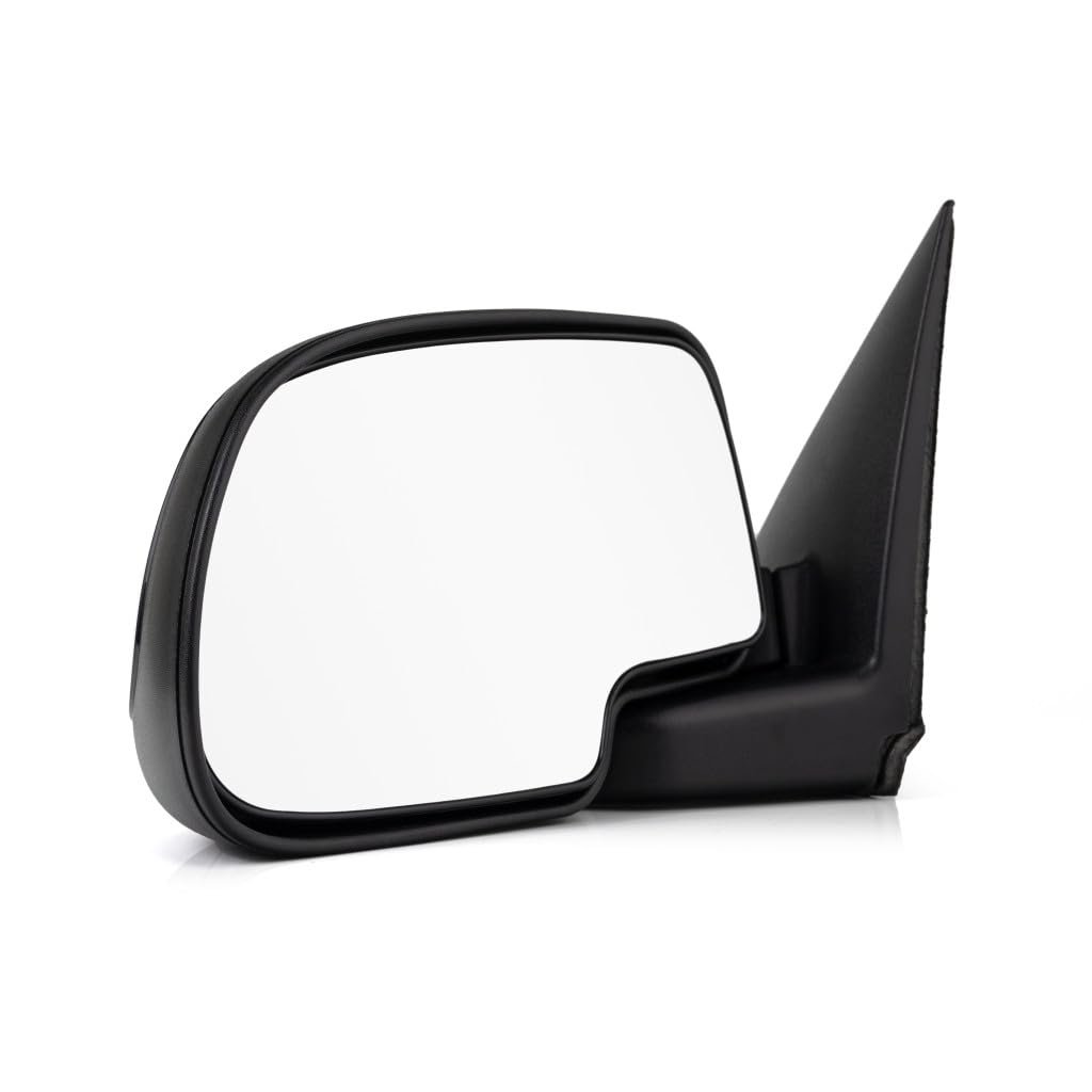 Door Mirror For Chevy Avalanche 1500 2500 2002 Driver Side Power Heated Non Towing Manual Folding With Puddle Light Paintable