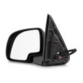 Door Mirror For Chevy Avalanche 1500 2500 2002 Driver Side Power Heated Non Towing Manual Folding With Puddle Light Paintable 