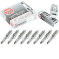 8 Pc Ngk V-power Spark Plugs For Gmc K2500 Suburban 5 7l 7 4l V8 1996-1999 
