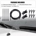 Uxcell 1 Set Windshield Washer Water Nozzle Spray No 8538112300 For Toyota 4runner 40th 2023