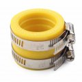 Newsmarts Yellow Carburetor Insulator Intake Boot Carburetor Rubber Adapter Manifold For 100-200cc Atv Scooter Dirt Bike Go