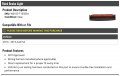 3rd Third Brake Light Stop Lamp Lens Compatible With 2010-2013 Audi S4