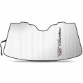 Ipick Image For Cadillac Crest Logo Jumbo-size Universal Fit Enforced Stand-up Auto Windshield Sun Shade At Standard Size 59 X