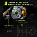 2 Pieces 5mm Hub Centric W Lipheel Spacers Adapters 5x114 3 Bolt 64 1mm To Mm Bore For 3 Pattern Compatible Aftermarket Wheels