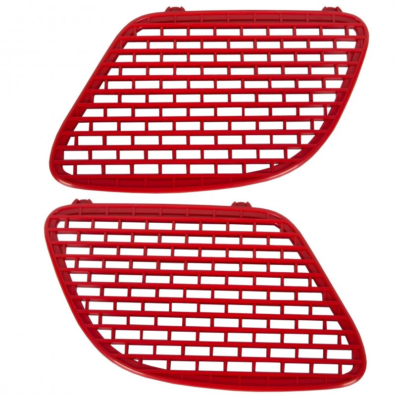 Red Hood Bezels Replacement For 2015-2018 Dodge Challenger Srt Hellcat Replace 68184352ab 68184353ab