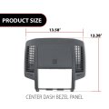 Center Dash Bezel Panel Ac Vents Cubby Storage For Nissan Altima 2005 2006 Gray Abs Plastic Dashboard Trim Cover