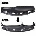 Ecotric Dashboard Cover Overlay Compatible With 1998-2002 Dodge Ram 1500 2500 3500 Black Dash Molded Skin Cap