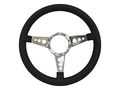 Volante S9 Series Black Leather Wrapped 9 Bolt Steering Wheel 