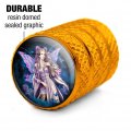 Pink And Purple Fairy Valve Stem Caps For Tire Rim Wheel Aluminum Yellow
