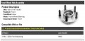 Front Wheel Bearing And Hub Assembly Compatible With 1994-2004 Ford Mustang Rwd