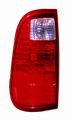 Driver Side Tail Light Assembly 330-1936l-uc Red Halogen Left Hand Waterproof Housing With Lens And Bulbs 