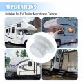 X Autohaux 2 Pcs Rv Plumbing Vent Cap Camper Attic Roof Sewer Covers Fit 1 To 3 8 In Pipe Bathroom Drain Prevent Nesting For