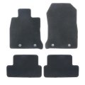 Floor Mats Carpet For Subaru Brz And Toyota Gr86 2022 2024 4 Piece Set Black Velour Plastic Interior Front Rear Row Direct 