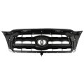 Chrome Frame Black Insert Grille Front Upper Grill Replacement For 2005-2011 Tacoma 5310004360