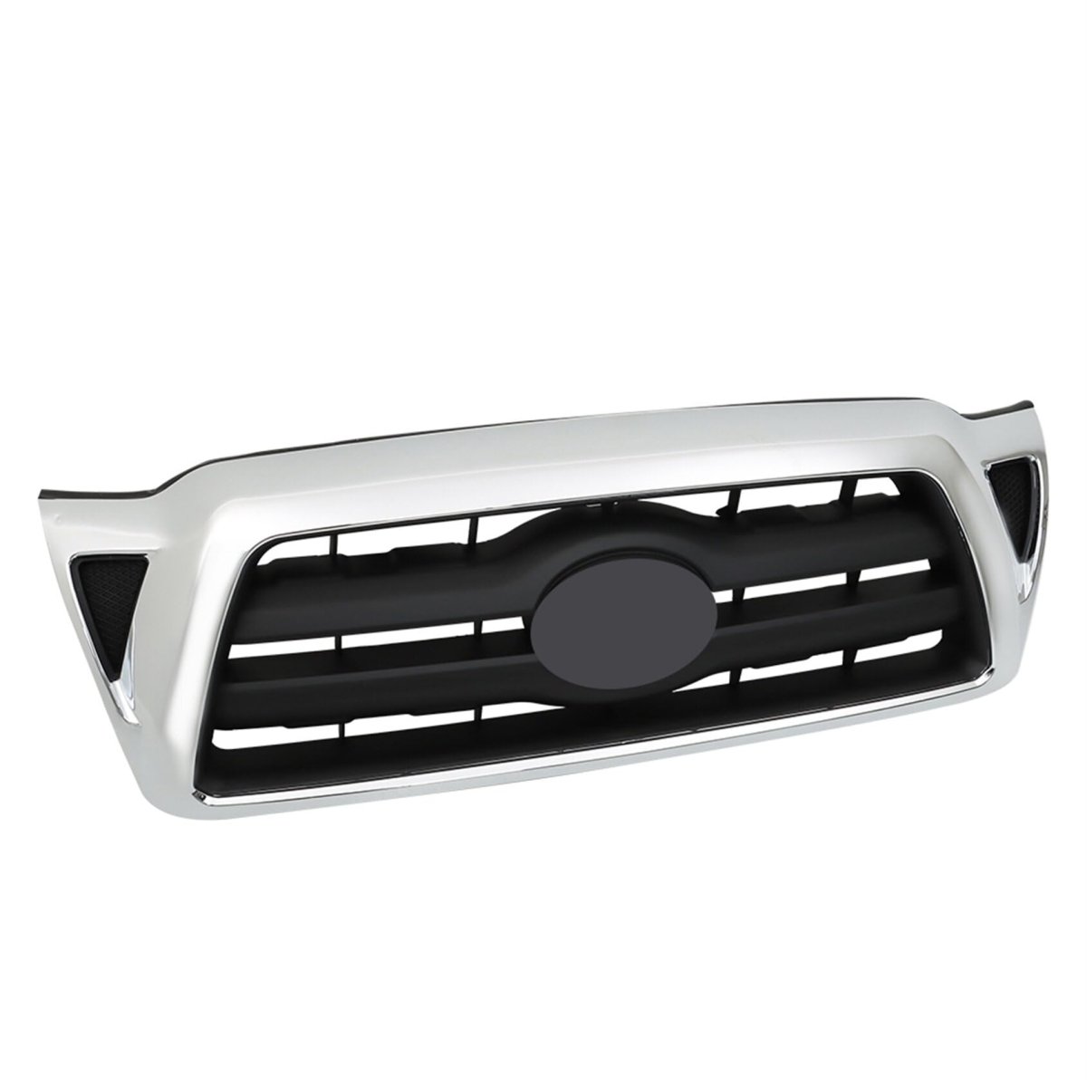 Chrome Frame Black Insert Grille Front Upper Grill Replacement For 2005-2011 Tacoma 5310004360