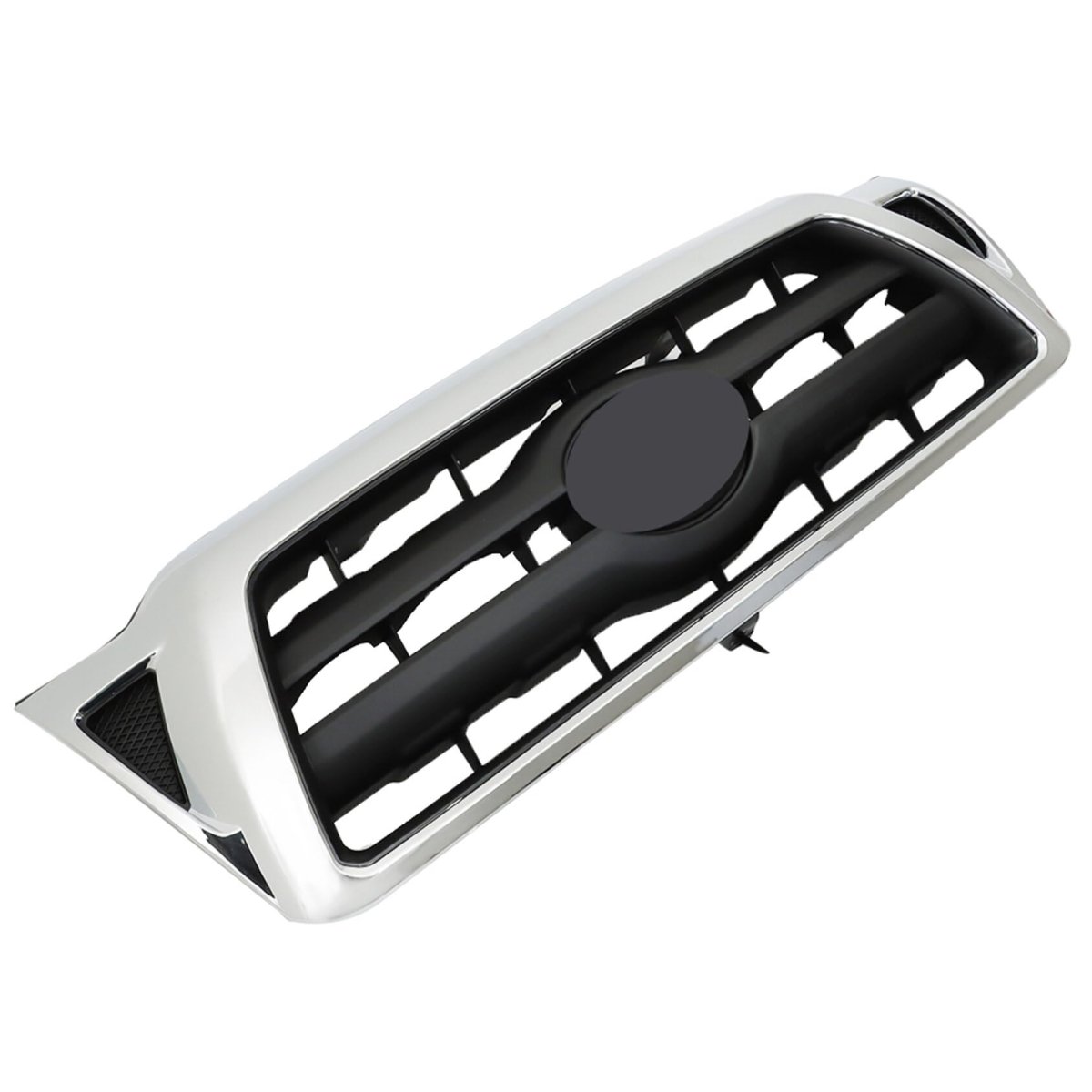 Chrome Frame Black Insert Grille Front Upper Grill Replacement For 2005-2011 Tacoma 5310004360