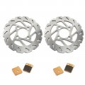 Sfriding Brake Discs Pads Set For Yamaha Yfm 350i 400