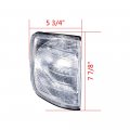 Anzios Pair Clear Corner Light Turn Signal Cover Left Right Compatible With Mercedes E-class W124 1985-1995 Driver Passenger