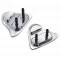 Httmt- Chrome R1 R6 Mirror Base Plate Compatible With 2015-2022 Yzf-r1 2017-2020 Yzf-r6 Rearview Off Plates