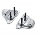 Httmt- Chrome R1 R6 Mirror Base Plate Compatible With 2015-2022 Yzf-r1 2017-2020 Yzf-r6 Rearview Off Plates