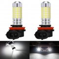 Katur H8 H9 H11 H16 Japan Led Fog Light Bulbs Max 80w Super Bright 3000 Lumens 6500k Xenon White With Projector For Driving 