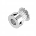 Uxcell Aluminum Gt2 16 Teeth 6mm Bore Timing Belt Pulley Flange Wheel For 3d Printer