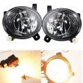 Waltyotur A Pair Driver Passenger Clear Len Fog Lights Bumper Driving Lamps Assembly Replacement For A4 B8 2009-2012