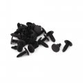 24pcs Plastic Rivets 6mm X 5mm 12mm For Car 