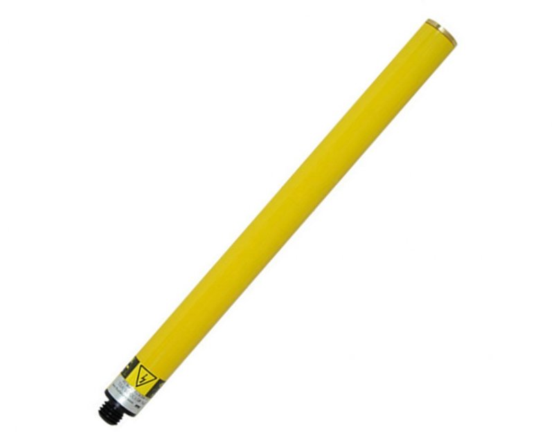 Adirpro Floursecent Yellow 1 Aluminum Extension Pole Od For Prism Telescopic Antenna With Sturdy Lightweight Male Female