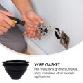1 Set 4pcs Guard Coil Rubber Gasket Firewall Hole Plug Grommet Assortment Kit Wire Grommets Eyelet Ring Synthetic Material