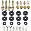 B-series B16 B17 B18 Vtec Low Profile Slim Valve Cover Hardware Washer Bolt Kit Black Alloy Steel For Acura Honda Engines 