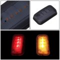 4pc Trailer Dually Bed Fender Led Side Marker Light Compatible With Chevy Silverado Gmc Sierra 2500 3500hd 15-19 Smoked