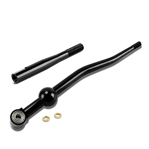 Auto Dynasty For Civic Del Sol Crx Integra Double Bend Short Throw Shifter 3 5 Inches Extension Kit Black