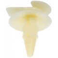 Panel Trim Retainer For Chevy Cavalier 1991 Interior White Nylon 3 Pieces 15 16 In Head Diameter Replacement 15600382 16656935x