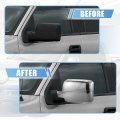 X Autohaux Pair Car Exterior Chrome Plated Power Full Mirror Cover Cap For Ford F150 2004 2005 2006 2007 2008