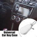 Uxcell 3 31 X2 13 Universal Car Key Fob Case Remote Covers Shell Holder Ring Zipper Bag Protector Wallet Keychain With Keyring