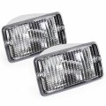 Hecasa Clear Lens Bumper Signal Side Marker Lights Compatible With 1997-2006 Jeep Wrangler Tj