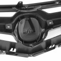 Ac1200112 Factory Style Front Bumper Grill Grille Assembly Compatible With Acura Tsx 2006-2008 Matte Black