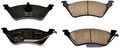 Z16 Replacement Ceramic Brake Pads Rear 16-858 For Chrysler Town And Country Dodge Caravan Grand 2001 To 2007 