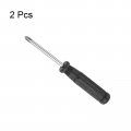 Uxcell Mini Phillips Screwdriver 4 0mm Cross Head With Black Handle For Small Appliances 2 Pcs
