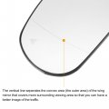 Uxcell Car Left Driver Side Heated Mirror Glass Replacement W Backing Plate For Jeep Cherokee 2014-2019