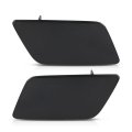 Front Headlight Washer Cover Left And Right Side Pair For Audi Q3 2015-2018 8u0955276e 8u0955275e Black Pc 