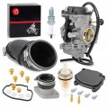 Carburetor And Intake Manifold Boot 1996-2005 For Yamaha Wolverine 350 Yfm350fx Carb