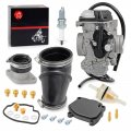 Carburetor And Intake Manifold Boot 1996-2005 For Yamaha Wolverine 350 Yfm350fx Carb