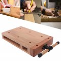 Hard Wood Workbench Desktop Vice Woodworking Vise With 4 Superior Clampings Quick Release Clamps For Portable Smart Clamping 