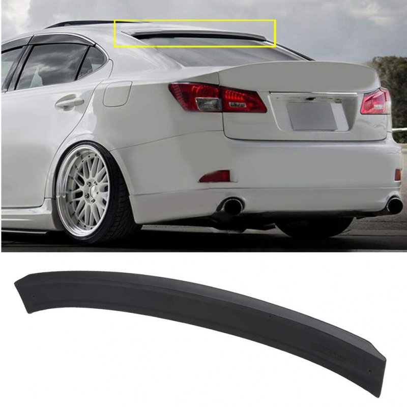 Rear Spoiler Wing For Lexus Is350 4 Door 3 5l Base Abs Trunk Lip Black