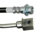 Brake Hose For Saturn Relay 2005 2006 Rear Driver Side Corrosion Resistant Steel Black And Silver 16 5 In Axis 1 Length With 