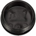 Frame Crossmember Plug For Gmc Sierra 3500 2001 To 2006 Black Plastic 76 5mm Outside Diameter 4 Piece Kit