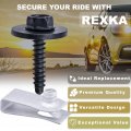 10 Sets Fender Liner Bumper Cover Splash Shield Wheelhouse Bolt Screw U Nuts Kit For Gm 11570498 Chevrolet Camaro Colorado